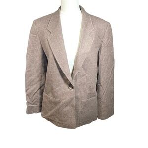 Vintage Pendleton Wool Blazer – Women's Size 12 – Made in USA